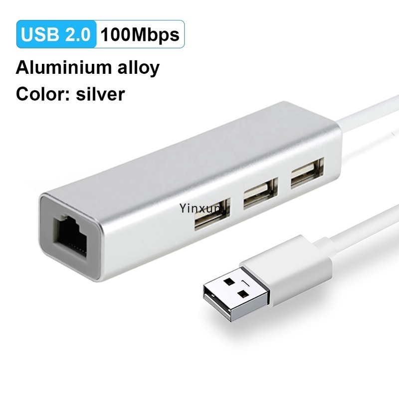 Bộ Chuyển Đổi Mạng Ethernet Usb 3.0 2.0 Sang Rj45 Hub 100 / 1000m Cho Macbook Windows | BigBuy360 - bigbuy360.vn