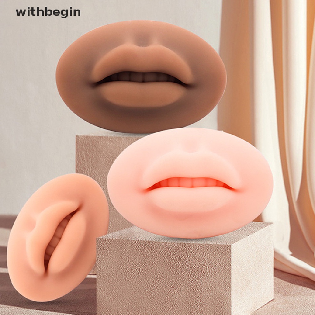 Mô Hình Mặt Môi 5D Bằng Silicone Dùng Luyện Tập Trang Điểm