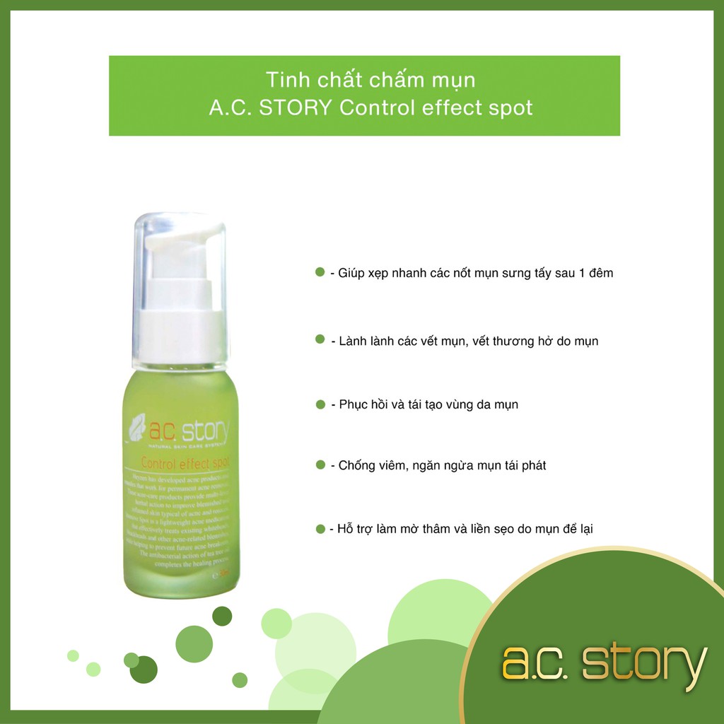 Chấm mụn A.c.story control effect spot dành cho da mụn | BigBuy360 - bigbuy360.vn