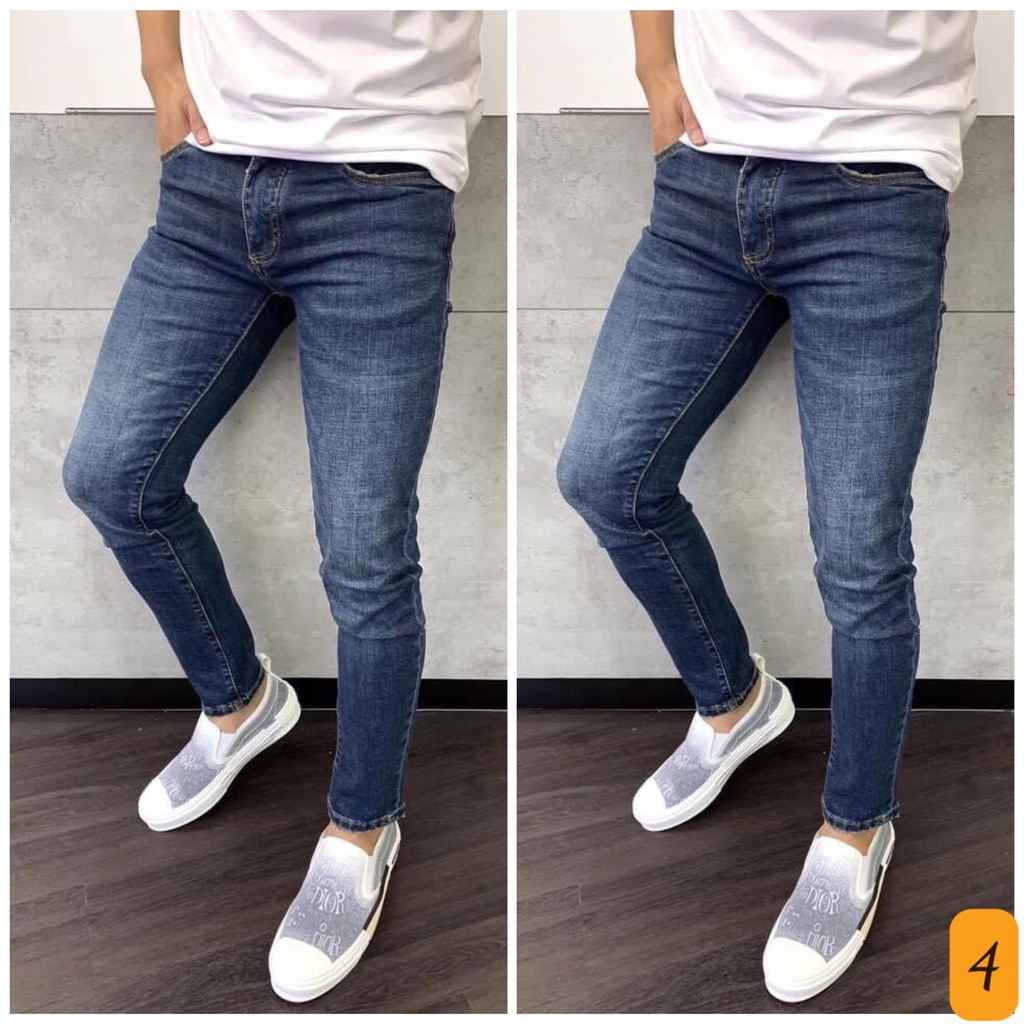 Quần Jean Nam Chất Bò Cao Cấp ARI08 From Chuẩn Chất Đẹp