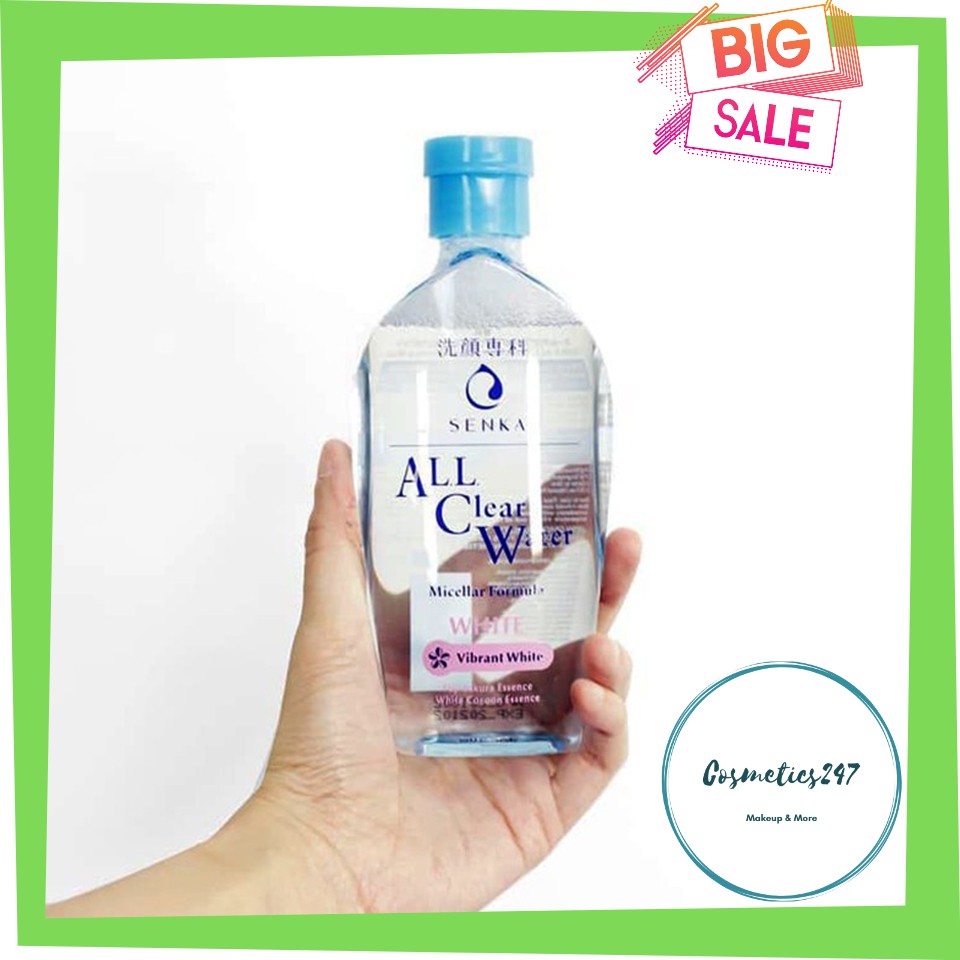 Nước tẩy trang Senka sạch thoáng All Clear Water Fresh 230ml  Không dầu gây nhờn, không kích ứng, không chất tạo màu | BigBuy360 - bigbuy360.vn