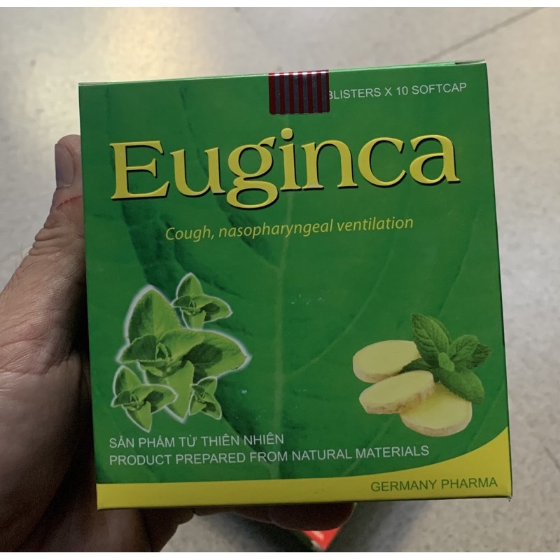 Euginca USA - Viên uống giảm ho, thông thoáng mũi họng - Hộp 100 viên