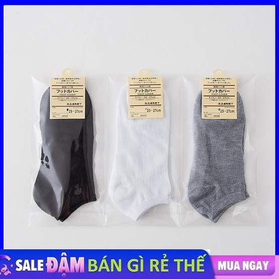 Tất trơn cổ ngắn - Vớ nam nữ chuẩn xuất Nhật
