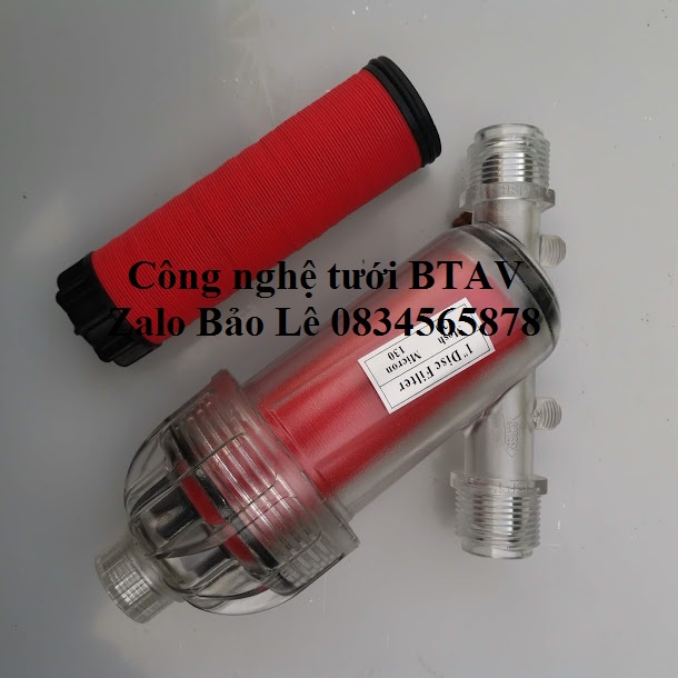 LỌC CẶN CHO BỒN NƯỚC GIA ĐÌNH LỌC Y34 TRONG SUỐT ĐĨA ĐỎ