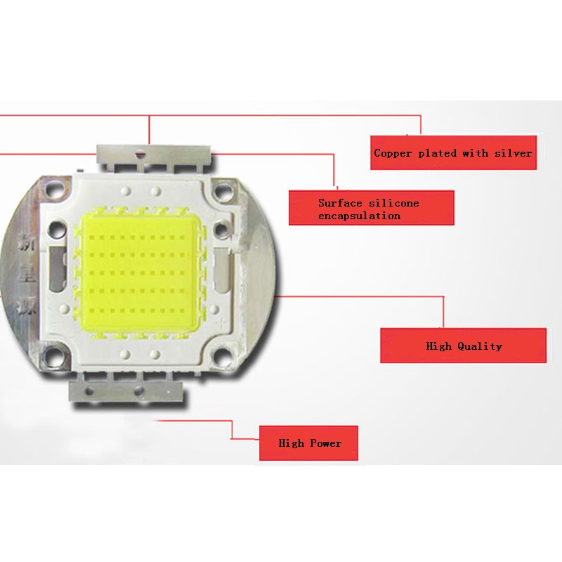 Đi Ốt Đèn Led Uv 10w 30w 50w 100w 395nm - 400nm 410-415nm Smd Chuyên Dụng