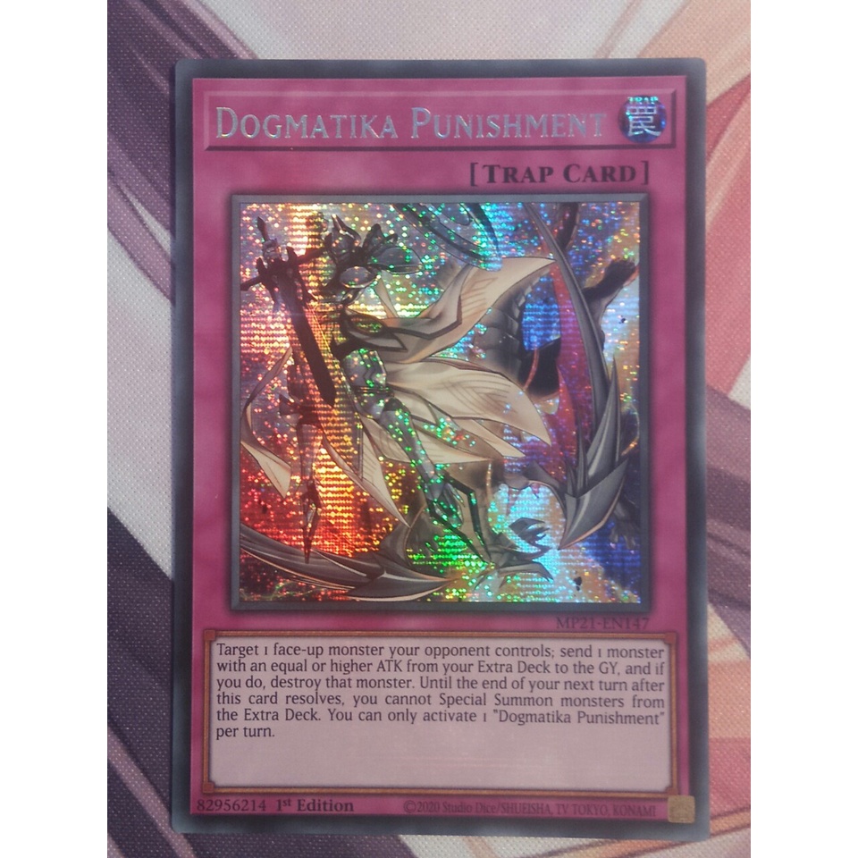 Thẻ Bài Yugioh: Dogmatika Punishment MP21-EN147