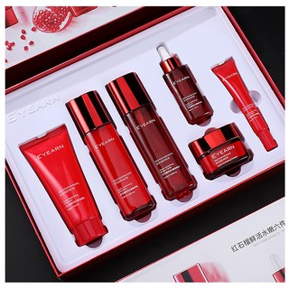 Bộ Mỹ Phẩm Chăm Sóc da chính hãng E'YEARN Làm Trắng Thu Nhỏ Lỗ Chân Lông Chiết Xuất Lựu Đỏ Hydration