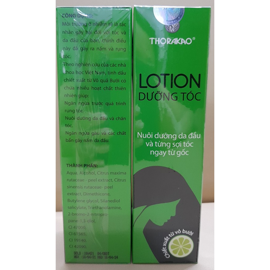 Lotion Dưỡng tóc - Tinh dầu Bưởi Thorakao 150ml