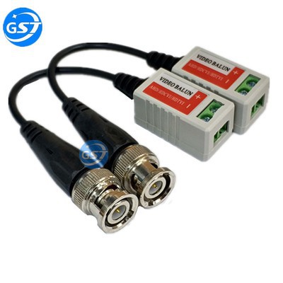 Balun Camera AHD CVI TVI vặn ốc, Hỗ trợ camera khoảng cách 250M