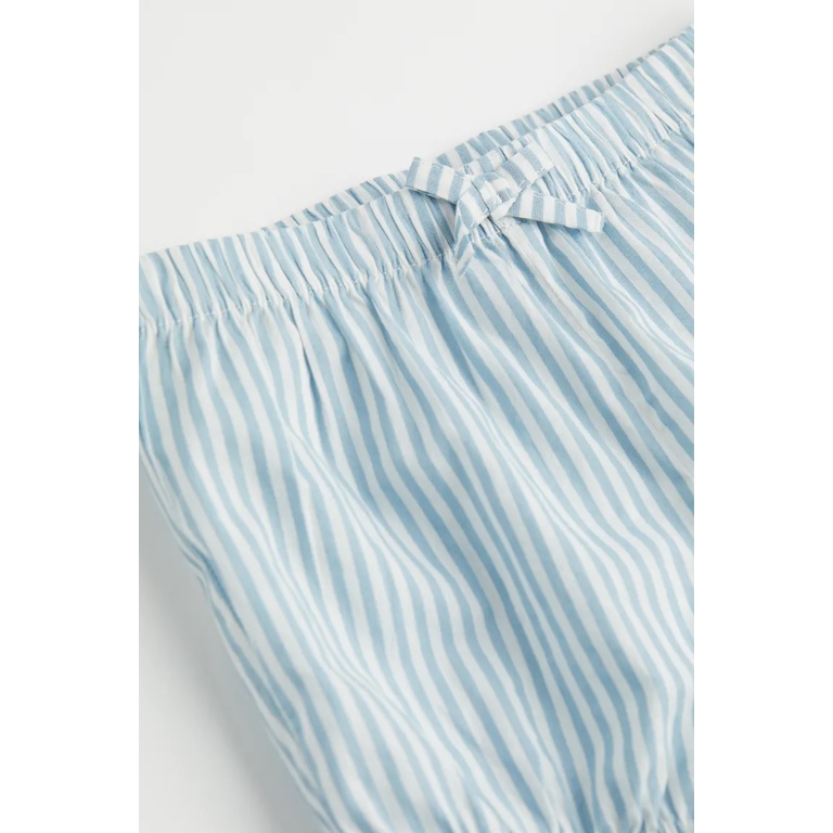 Set cotton bé gái sọc xanh, Hờ mờ US săn SALE