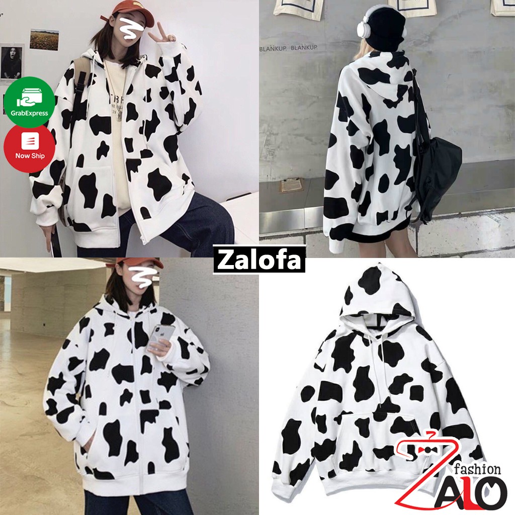 Áo khoác nỉ Hoodie Khóa Kéo Nhiều Mẫu Unisex form rộng nam nữ Phong Cách Ulzzang Zalofa | BigBuy360 - bigbuy360.vn