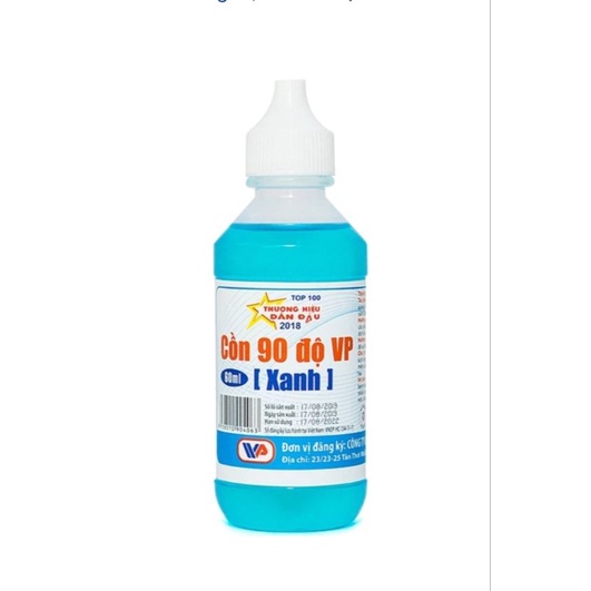 CỒN 90 ĐỘ VĨNH PHÚC CHAI 60ML