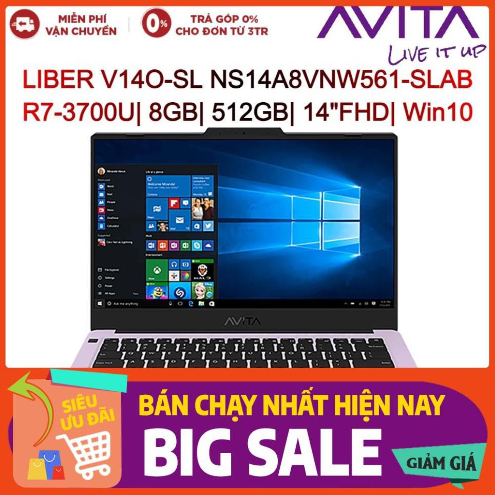 Laptop Avita LIBER V14O-SL NS14A8VNW561-SLAB R7-3700U| 8GB| 512GB| OB| 14"FHD| Win10