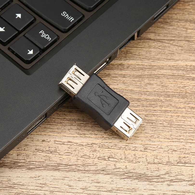 Đầu nối chuyển đổi USB 2.0 type A sang ổ cắm cái type A F/F | WebRaoVat - webraovat.net.vn