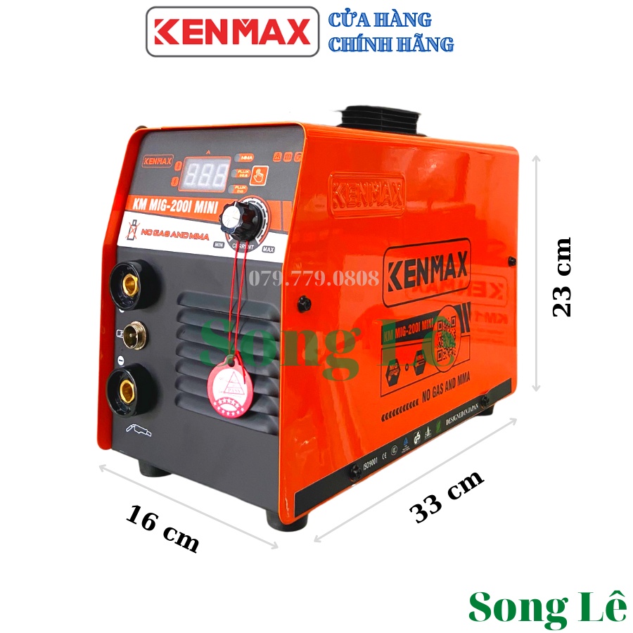 Máy Hàn Mig Không Dùng Khí - KENMAX - SASUKE - MIG 200 I Mini - Thợ và Gia Đình - Máy hàn Điện tử
