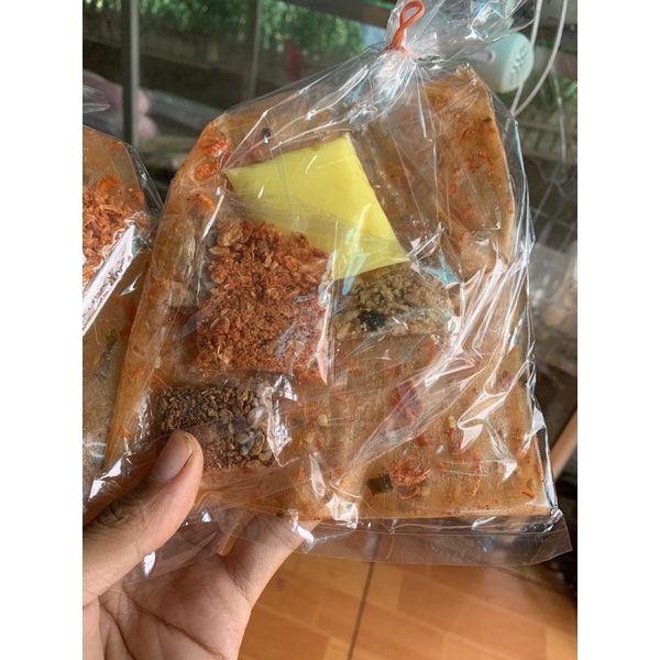 Bánh tráng bơ tôm gói nhỏ