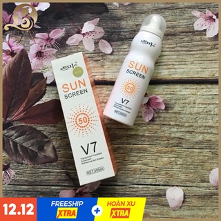 Xịt Chống Nắng V7, Trắng Da Chống Mồ Hôi