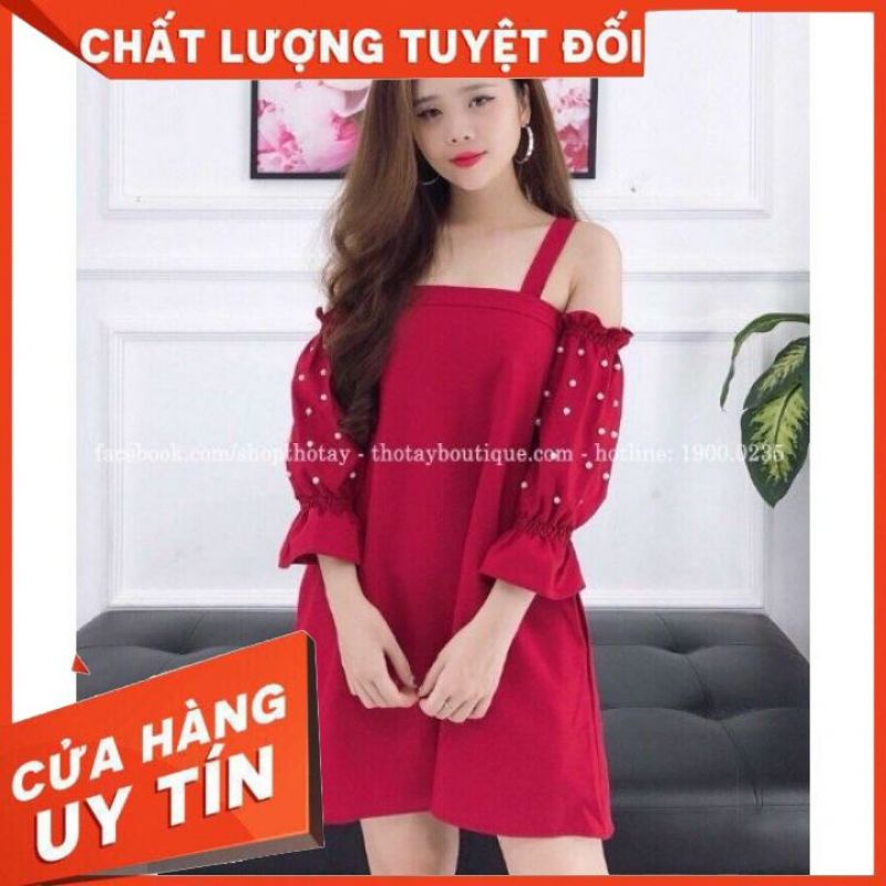 Đầm nữ rớt vai