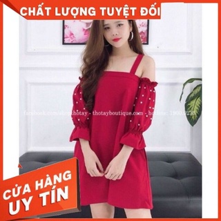 Đầm nữ rớt vai