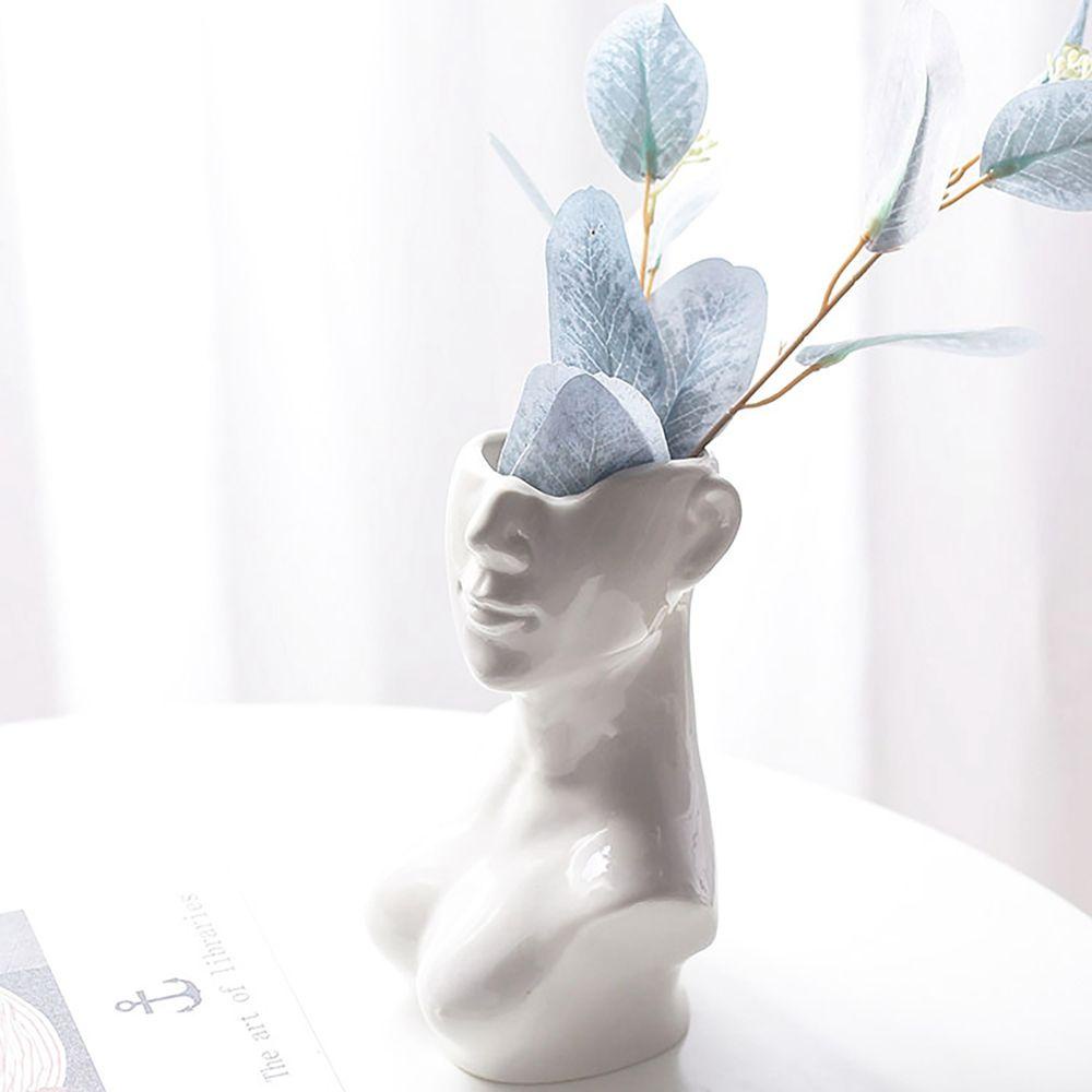 Chậu Hoa Bằng Gốm Sứ Kiểu Dáng Hiện Đại Sáng Tạo|Chậu Trồng Cây Mọng Nước Tiện Lợi