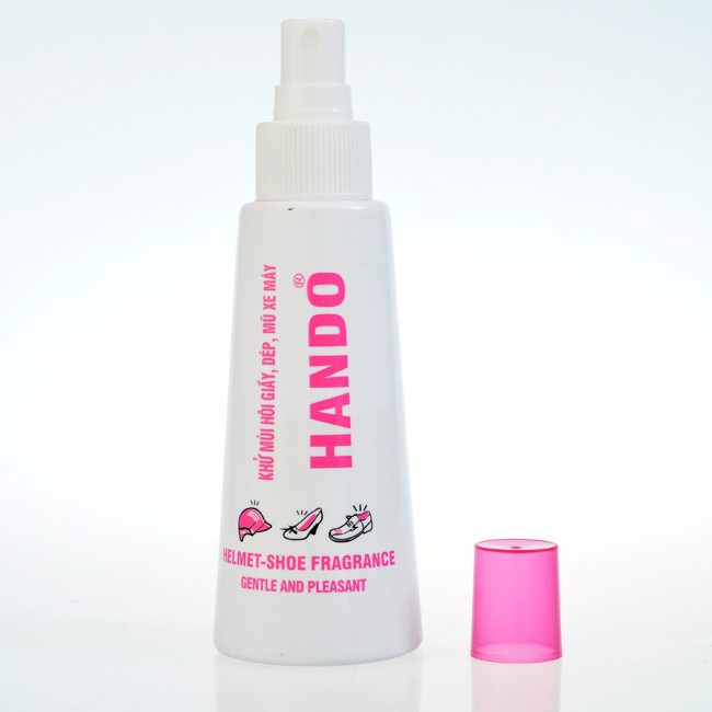 Chai xịt khử mùi giày dép, mũ bảo hiểm Hando 120ml