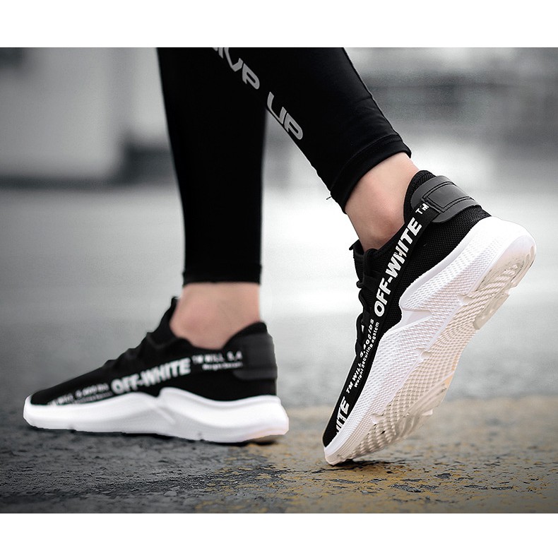 Giày Sneaker Nam thể thao màu trắng cổ cao cho học sinh phong cách Hàn Quốc TAKUTA mã WON
