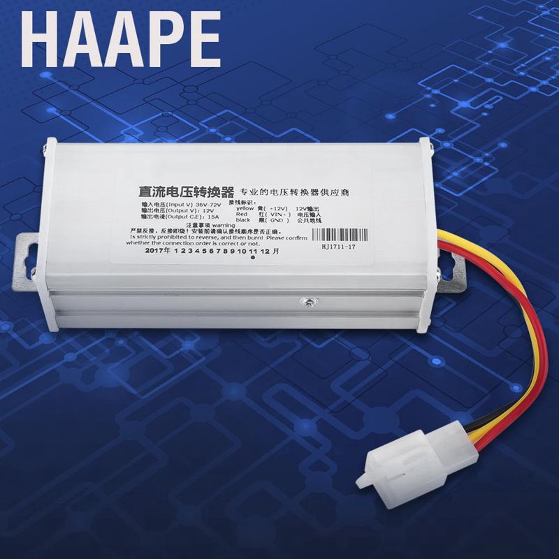 Bộ Chuyển Đổi Nguồn Điện Haape Dc 36v-72v Sang 12v 15a 180w Cho Xe Điện