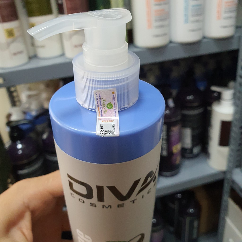 Dầu gội Diva collagen phục hồi kiềm dầu, sạch gàu, mềm mượt hương thơm nước hoa cặp gội xả 500ml – 750ml hàng hiệu chính