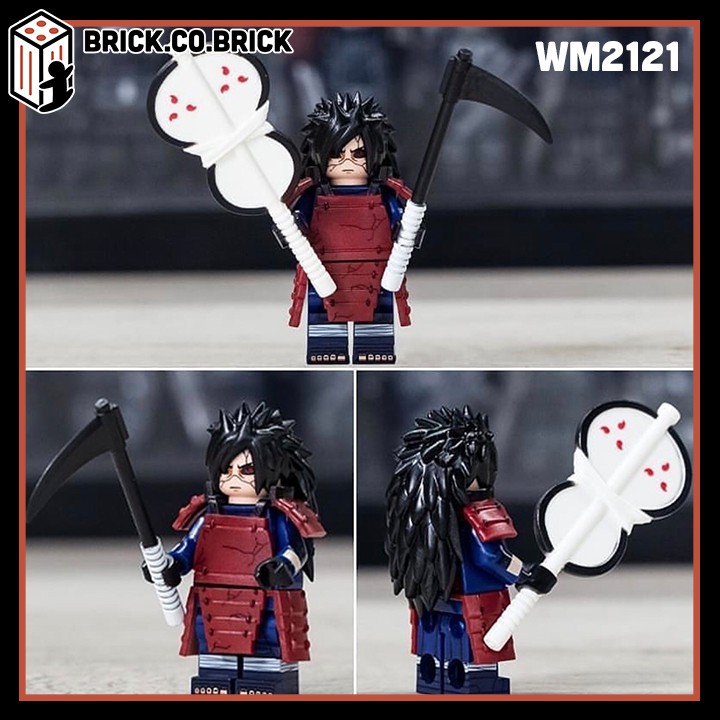 Lego Naruto Đồ Chơi Lắp Ráp Mô Hình Naruto Uchiha Madara Sasuke Obito WM6107