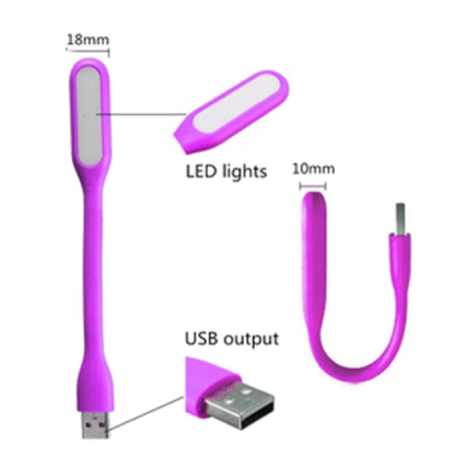 Đèn Led Điện Thoại 𝑭𝑹𝑬𝑬𝑺𝑯𝑰𝑷 Đèn Led Cắm Cổng USB Nhỏ Gọn Tiện Dụng Giá Rẻ - 6 Bóng Led