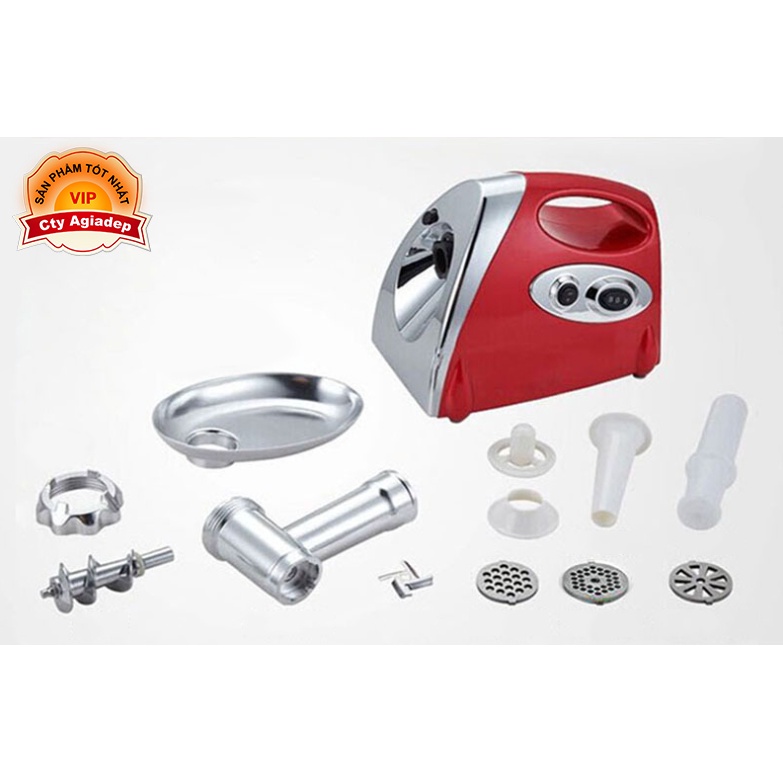 [Mã ELHADEV giảm 4% đơn 300K] Máy xay thịt làm xúc xích lạp sườn Meat Grinder B120 (Màu đỏ)