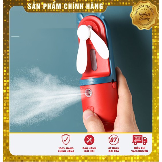 HOT!!! QUẠT PHUN SƯƠNG MINI [FREESHIP-HOÀN XU] Tích Điện Cầm Tay Gấp Gọn Chính Hãng Cao Cấp