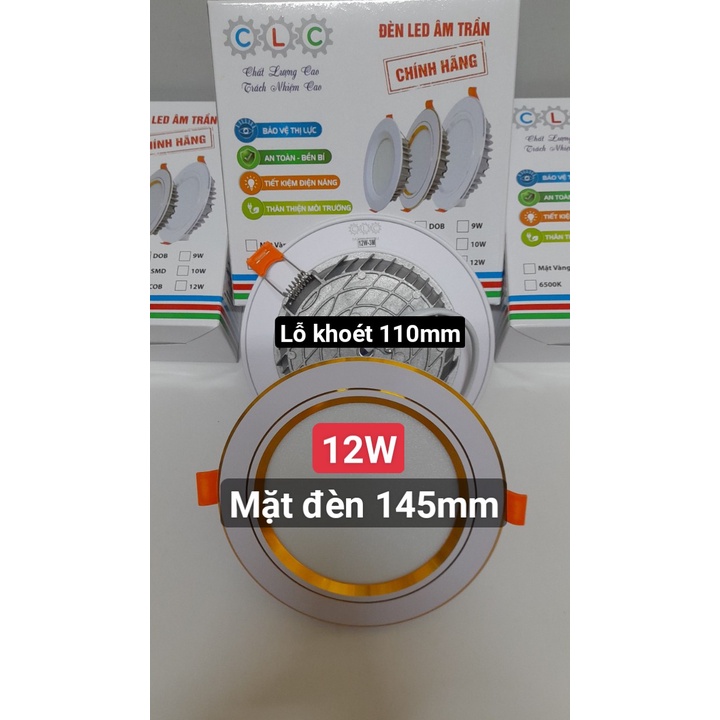 ĐÈN LED ÂM TRẦN THẾ HỆ MỚI 9W PHI 90, 12W PHI 110 THÂN NHÔM, MẶT NHÔM BẢO HÀNH 2 NĂM THAY LK CHÍNH HÃNG TRỌN ĐỜI