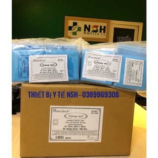 ❤️ săng mổ phẫu thuật không lỗ,có lỗ bảo thạch 60cm x 80cm khăn trải phẫu thuật mổ bảo thạch 60x80cm
