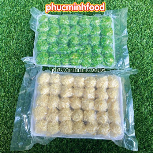 Phô Mai Viên, Phô Mai Viên Cốm Xanh viên siêu to 35 viên 1 khay