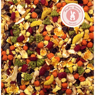 Hoa quả sấy thơm lừng cho thỏ bọ ú hamster