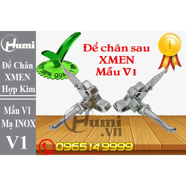 Để chân sau xe điện Xmen V1