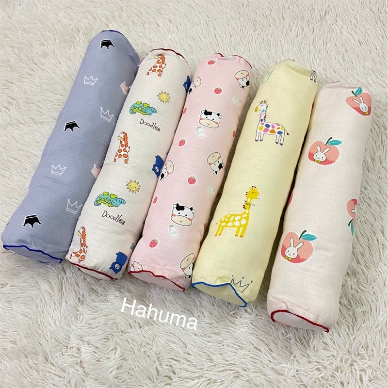 Gối ôm cho bé sơ sinh vải xô muslin êm mềm