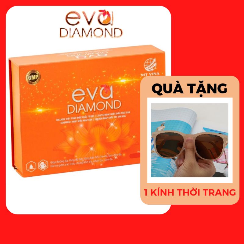 Eva diamond nước uống thanh lọc cơ thể, loại bỏ độc tố giúp trắng da, ngăn ngừa mụn, nám, tàn nhang chính hãng