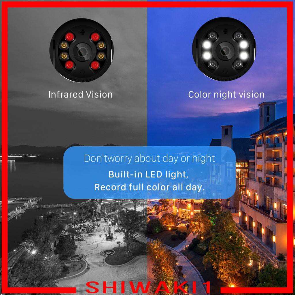 Camera Ngoài Trời Shiwaki1 1080p Wifi Ptz Ip Cảm Biến Chuyển Động 3mp Au