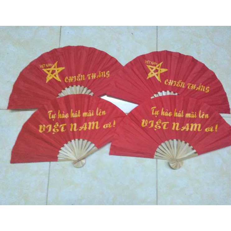Quạt vải Huế - Phiên bản "Tự hào Việt Nam - Việt Nam chiến thắng"