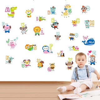 Decal dán tường chữ cái cho bé MS-128