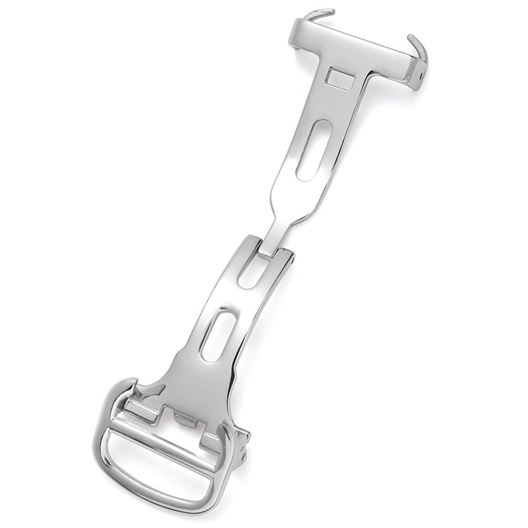 Khóa bướm bằng thép không gỉ 14 / 16 / 18 / 20mm tiện dụng cho đồng hồ Cartier