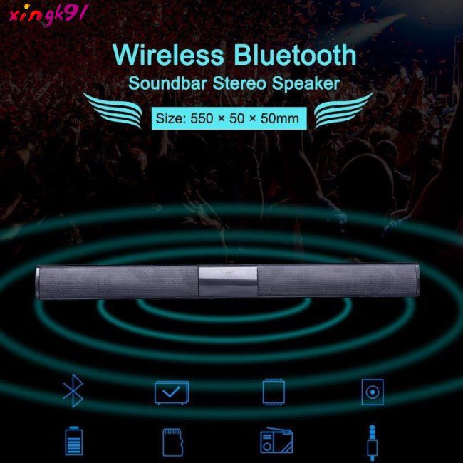 Sale 70% Loa Bluetooth không dây âm thanh siêu trầm hệ thống TV gia đình, 2 Speak Driver Giá gốc 723,000 đ - 7F19