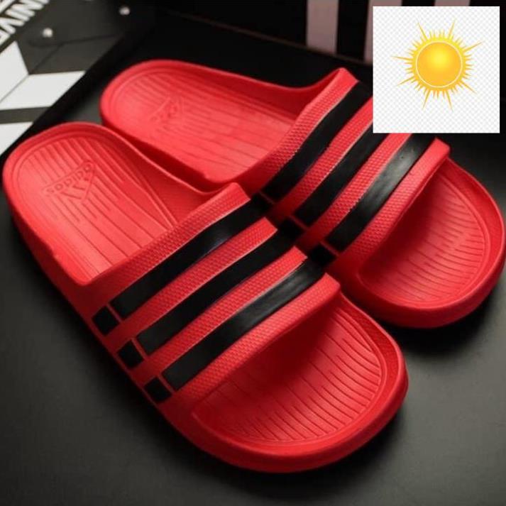 ️🤹️🎊 Dép quai ngang đế đúc adidas 3 sọc, dép lê nam nữ phong cách thể thao hiện đại ️🤹️🎊