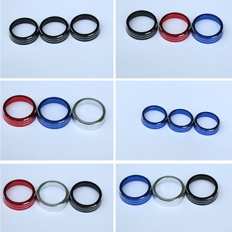 Vỏ Bọc Nút Điều Khiển Máy Điều Hòa Xe Hơi 3 Món Trang Trí Nội Thất