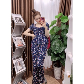 Đồ Bộ Lụa tiểu thư mặc nhà (40-65kg)-DOL5DAI