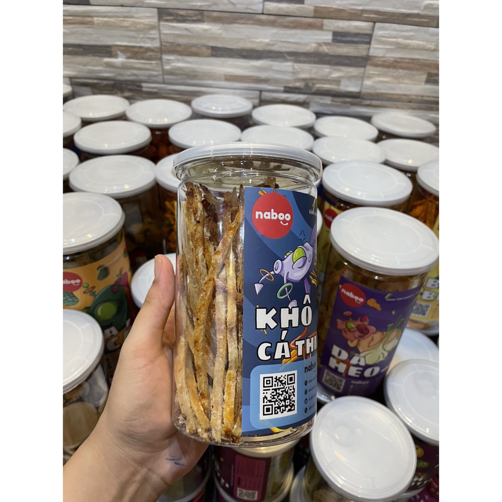 Khô cá thiều que 200g Naboo đồ ăn vặt Hà Nội vừa ngon và rẻ