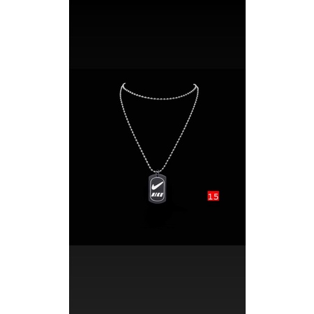 Dây chuyền bi inox mặt Nike