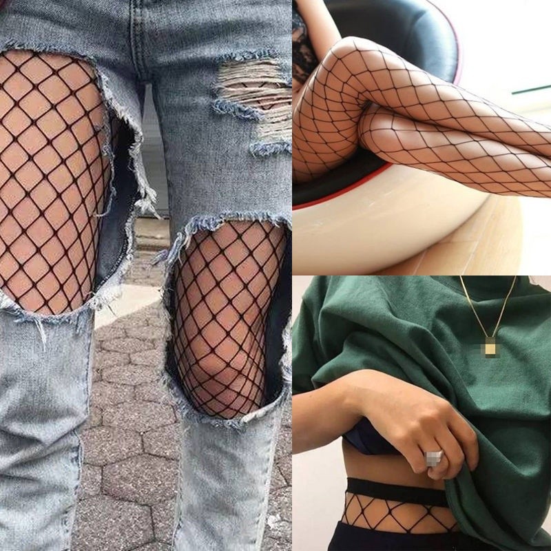 ☛☏❤Sexy Women Lady Black Fishnet Pantyhose Tights Stockings Nightwear Streetwear